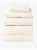 Yves Delorme embroidered-stripe hand towel 55x100cm, UK version