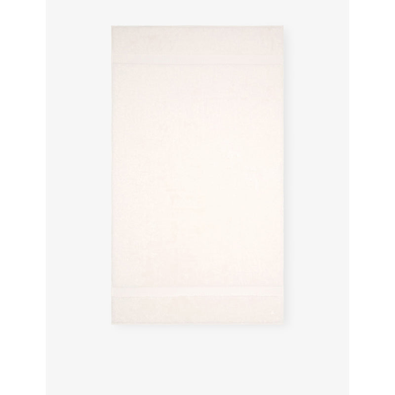 Yves Delorme embroidered-stripe hand towel 55x100cm, UK version