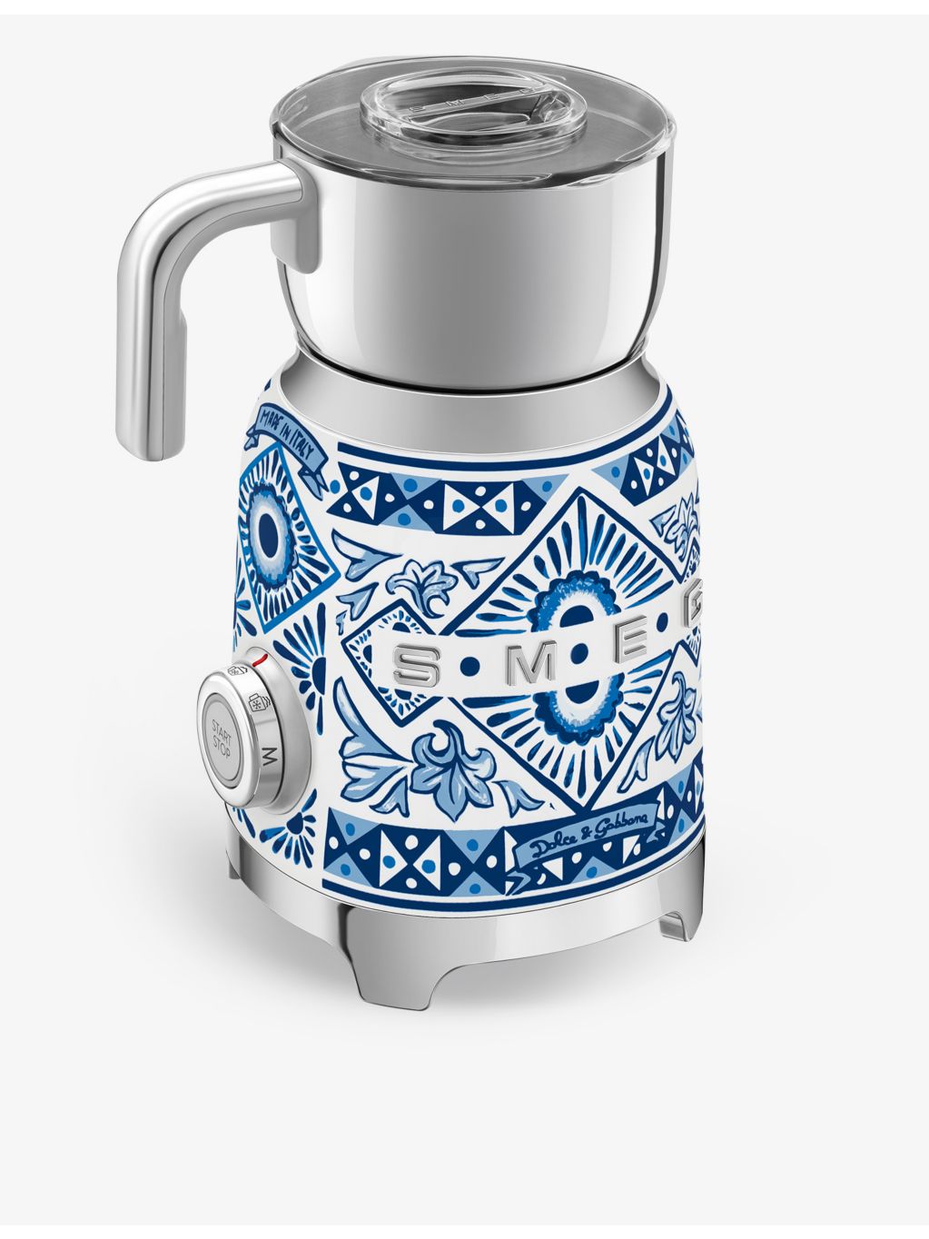 Smeg x Dolce & Gabbana Mediterraneo milk frother 600ml, UK version