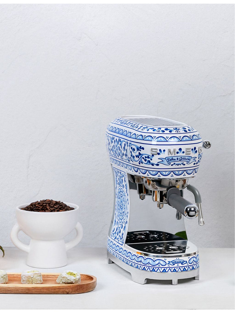 Smeg x Dolce & Gabbana Mediterraneo espresso machine - British product