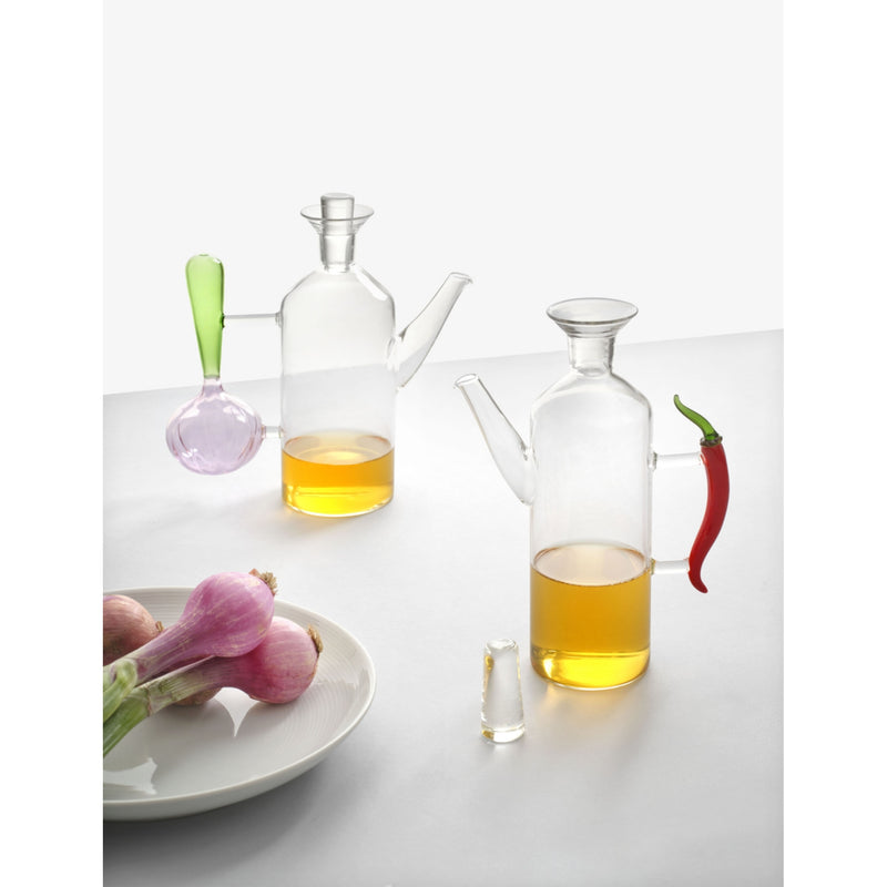 Ichendorf borosilicate glass chili pepper oil bottle 21cm - British product