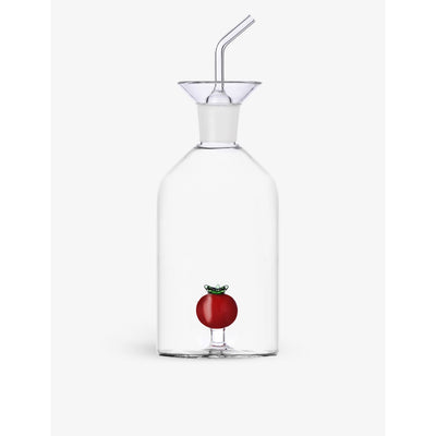 selfridges Ichendorf Vegetables Tomato Borosilicate Glass Oil Bottle 19cm- Buy online at McGrocer