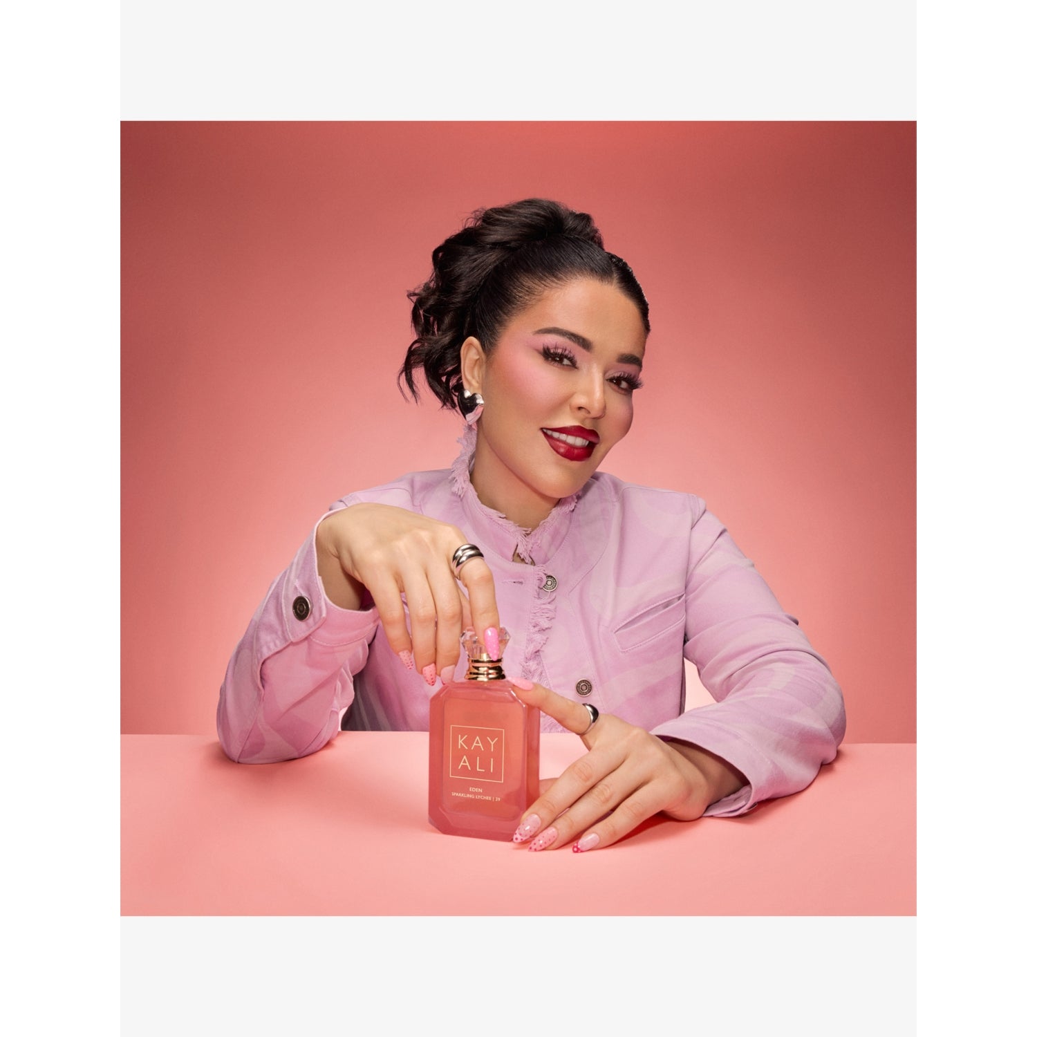 Kayali Eden Sparkling Lychee 39 eau de parfum, imported from the UK