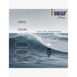 Norway Omega omega-3 marine oil capsules 120 pieces (British brand)