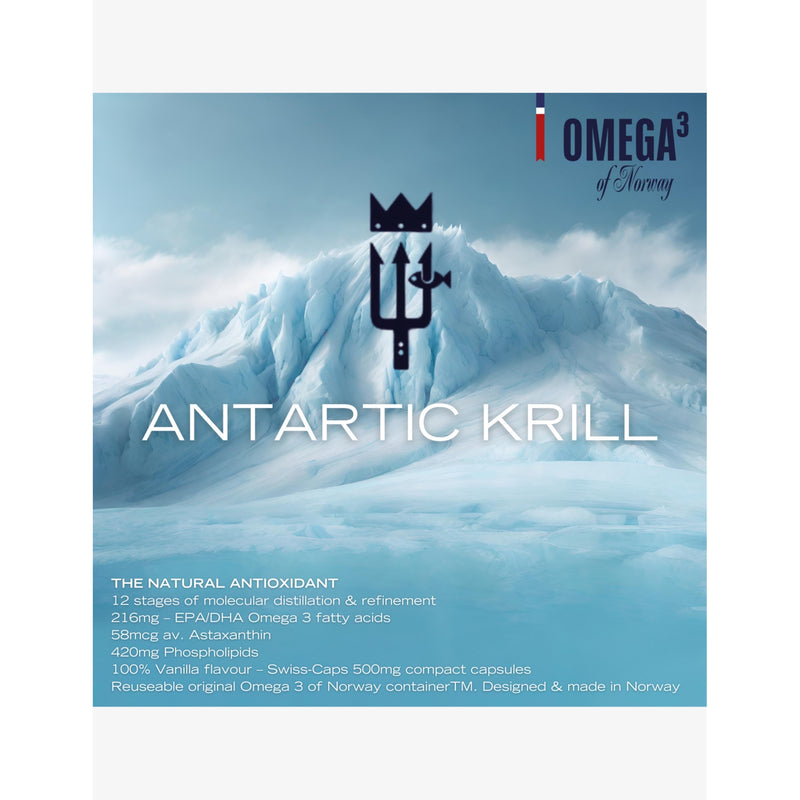 Norway Omega Antarctic krill oil 120 capsules (British brand)