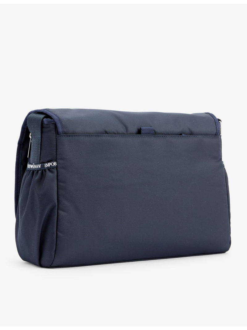 Emporio Armani logo-embellished woven changing bag (British brand)