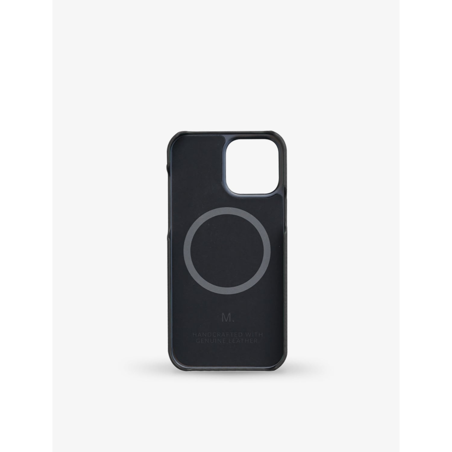 MINTAPPLE logo-print grained-leather case for iPhone 15 Pro Max, UK version