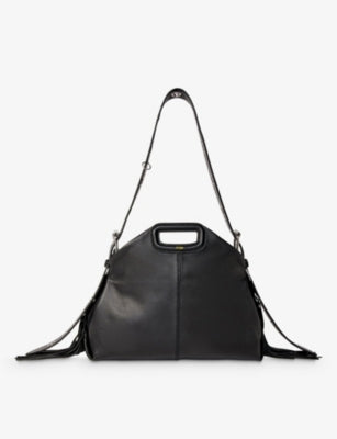 Maje Miss M logo-embossed shoulder bag - British product