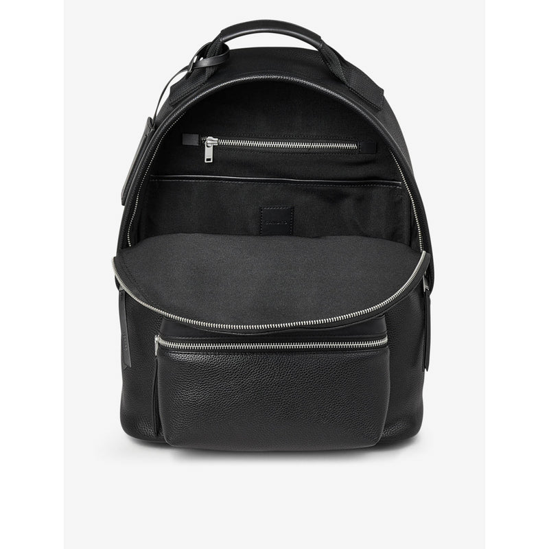 Sandro coated-canvas backpack with padded straps (British brand)