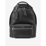 Padded shoulder-strap coated-canvas backpack - CARAMEL - 1 Size