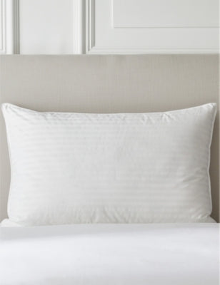selfridges The White Company Luxury Hungarian Goose-Down Pillow Medium 50cm x 75cm- Buy online at McGrocer