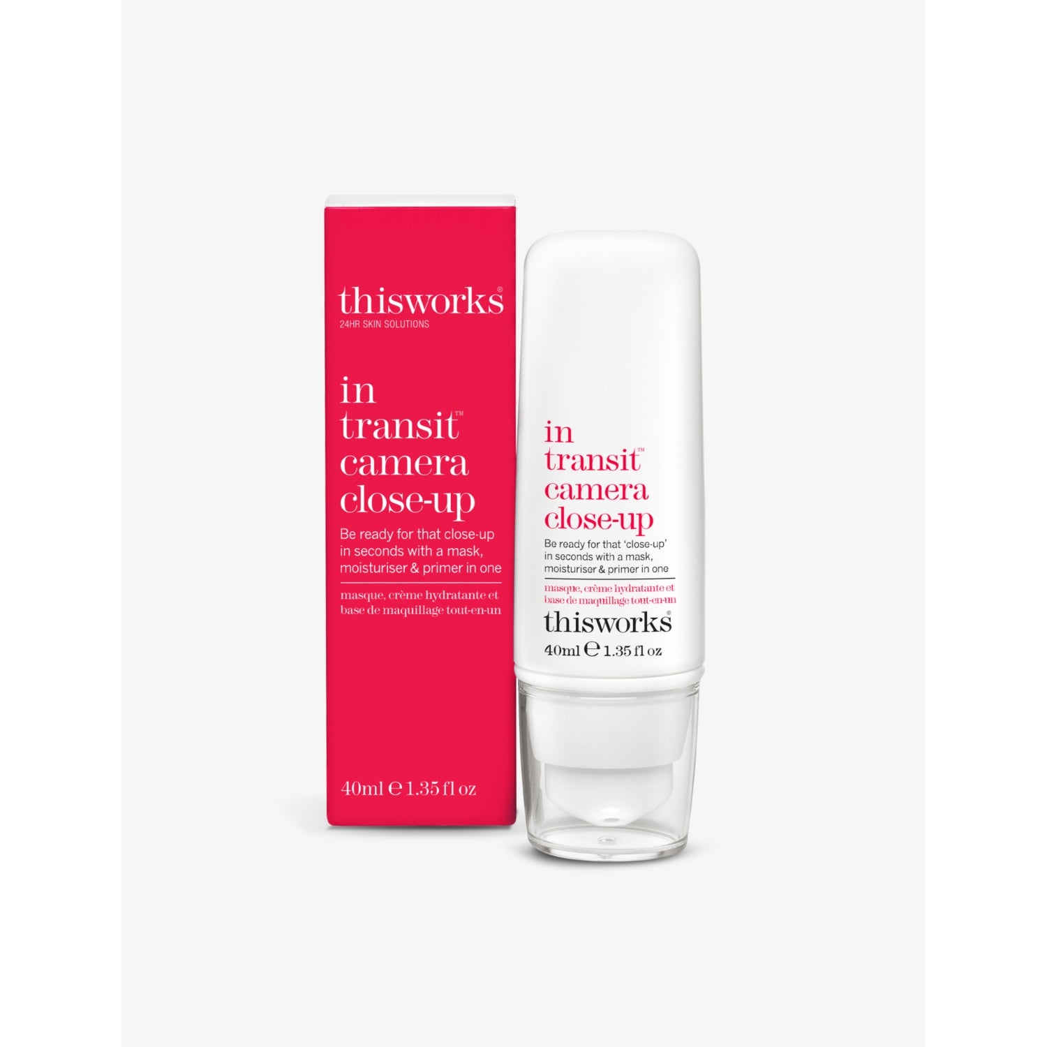 This Works In Transit Camera Close-Up primer 40ml (British brand)