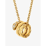 Bvlgari 18ct yellow gold diamond necklace (British brand)