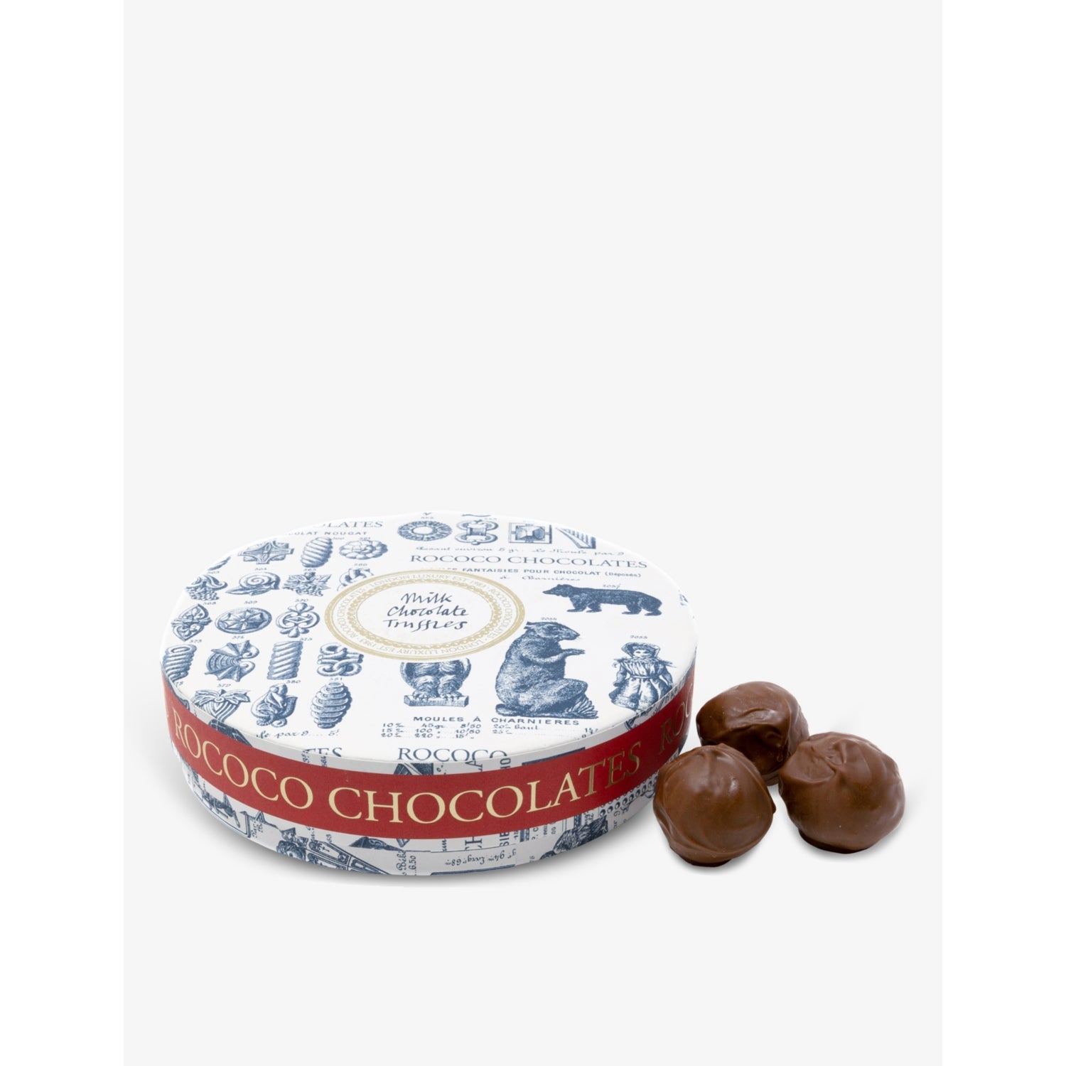 Rococo milk chocolate ganache truffles 200g, UK version