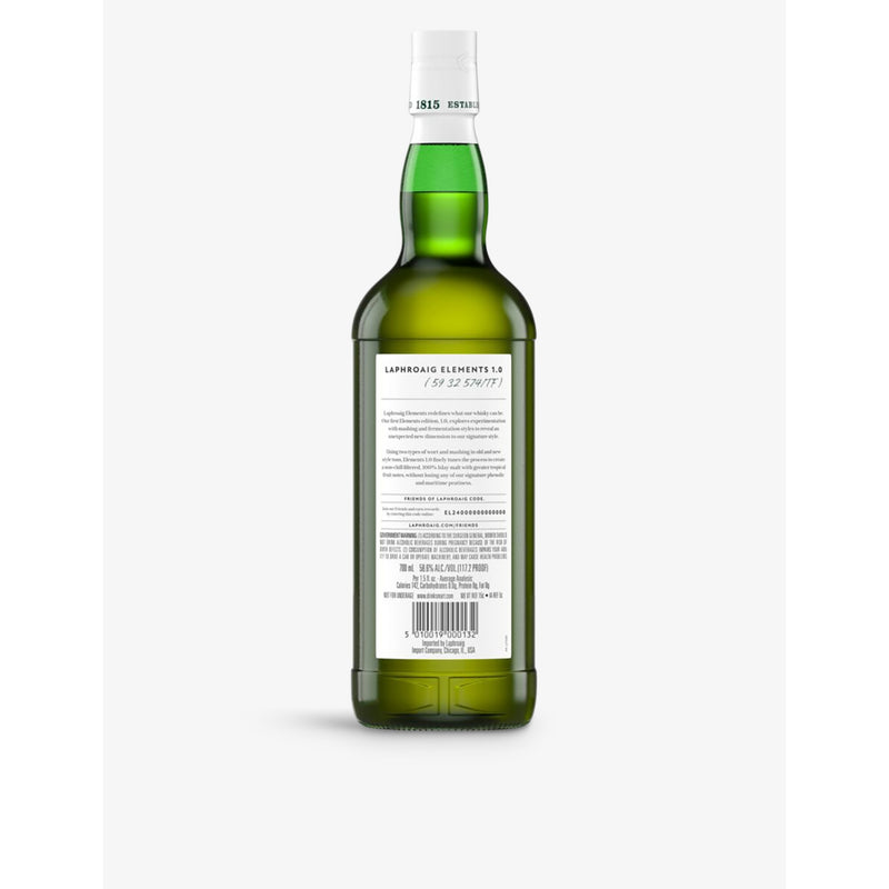Laphroaig Elements 1.0 Islay single malt Scotch whisky 700ml (British brand)
