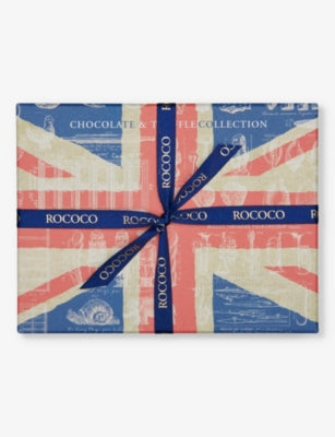 Rococo Union Jack truffle box 125g (British brand)
