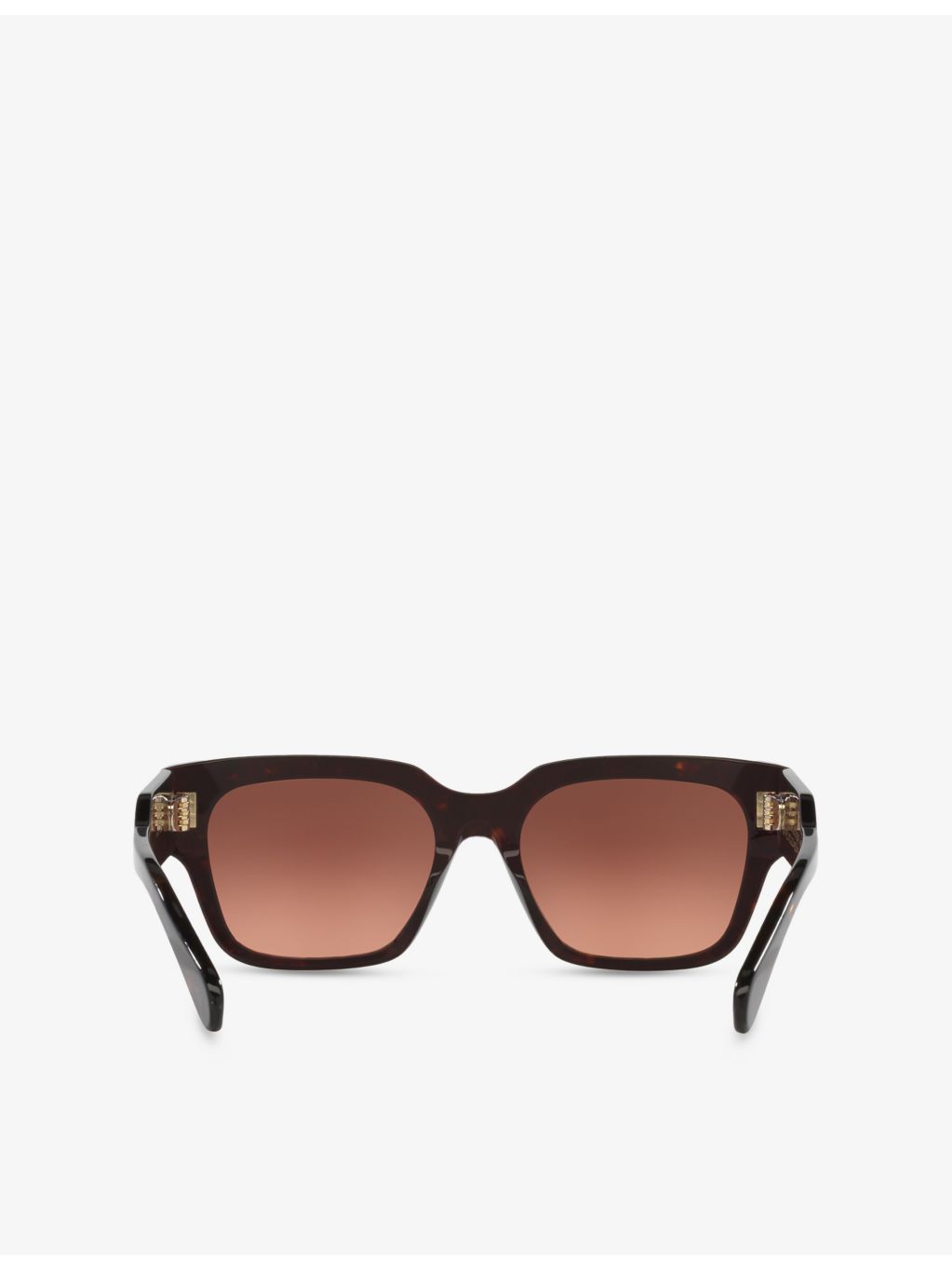 Chloé square-frame acetate sunglasses in tortoiseshell (British brand)