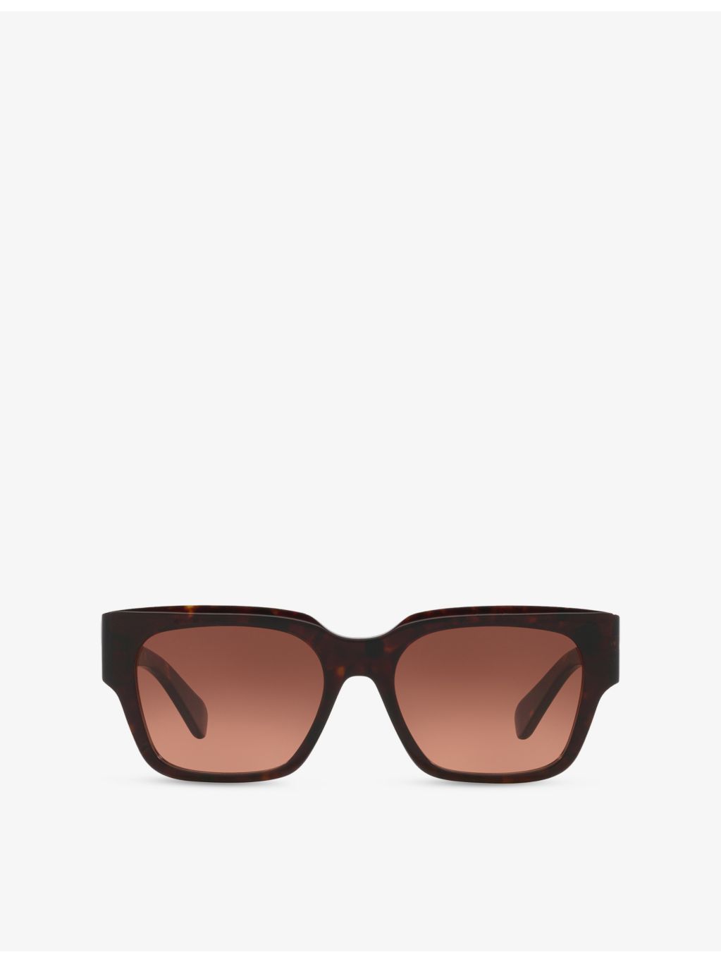 Chloé square-frame acetate sunglasses in tortoiseshell (British brand)