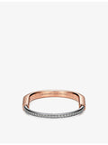 Tiffany & Co. Lock diamond bangle 18ct gold, imported from the UK
