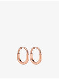 Tiffany & Co lock diamond earrings 18ct rose gold - British product