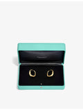 Tiffany & Co Lock 18ct yellow gold diamond earrings medium, UK version
