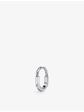 Tiffany & Co. 18ct white-gold diamond hoop earrings, imported from the UK