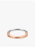 Tiffany & Co. Lock 18ct two-tone bangle bracelet, imported from the UK