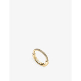 Tiffany & Co Lock 18ct yellow-gold and 0.17ct diamond ring