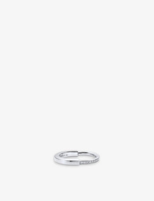 Tiffany & Co. Tiffany Lock 18ct Rose Gold 0.17ct Diamond Ring