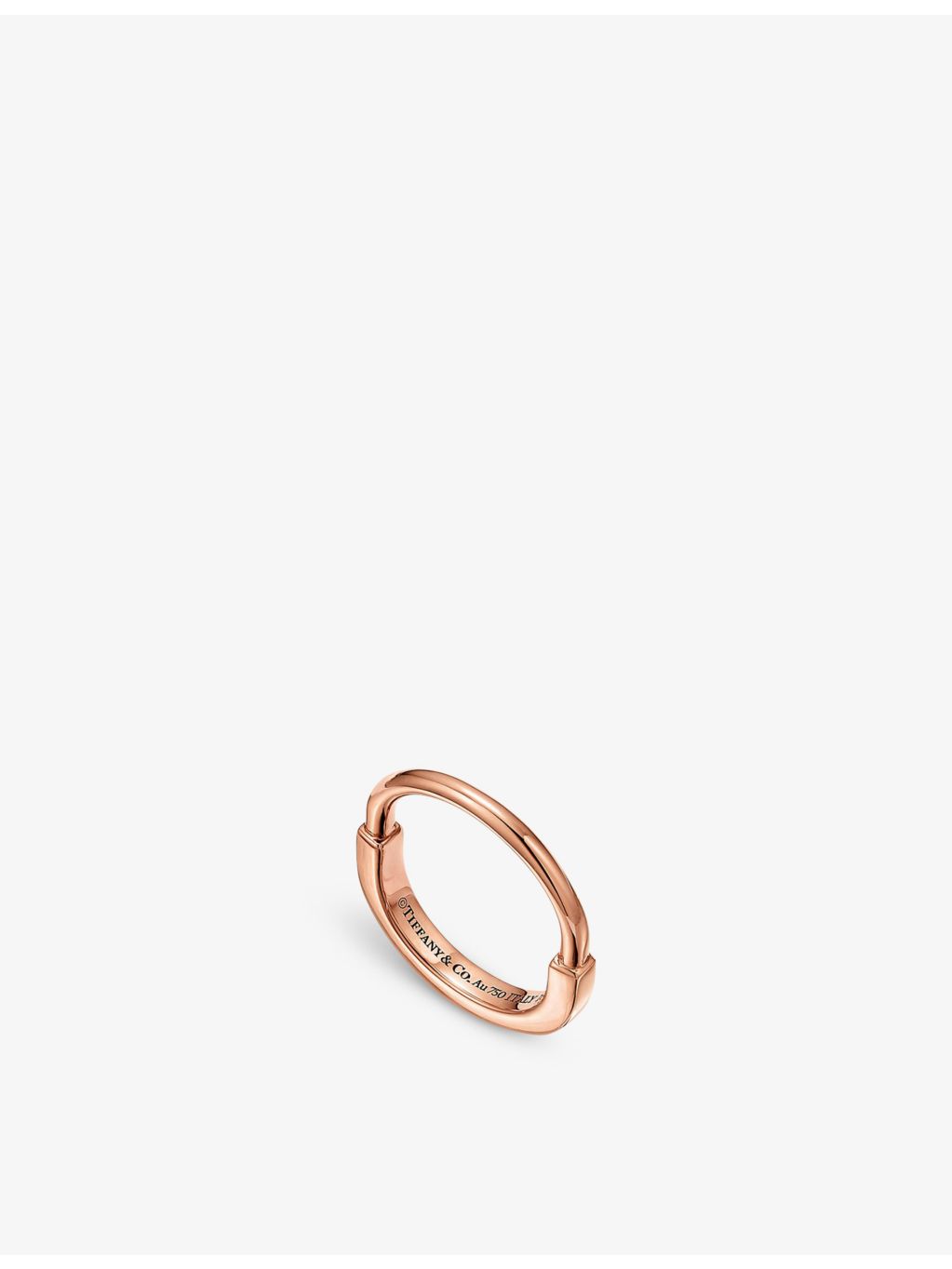 Tiffany & Co 18ct rose gold ring - British product
