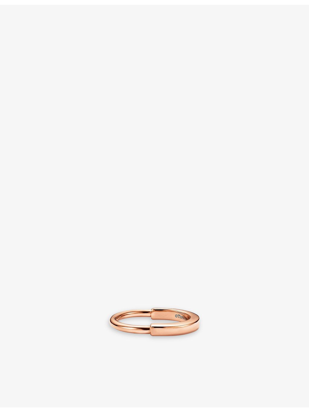 Tiffany & Co 18ct rose gold ring - British product