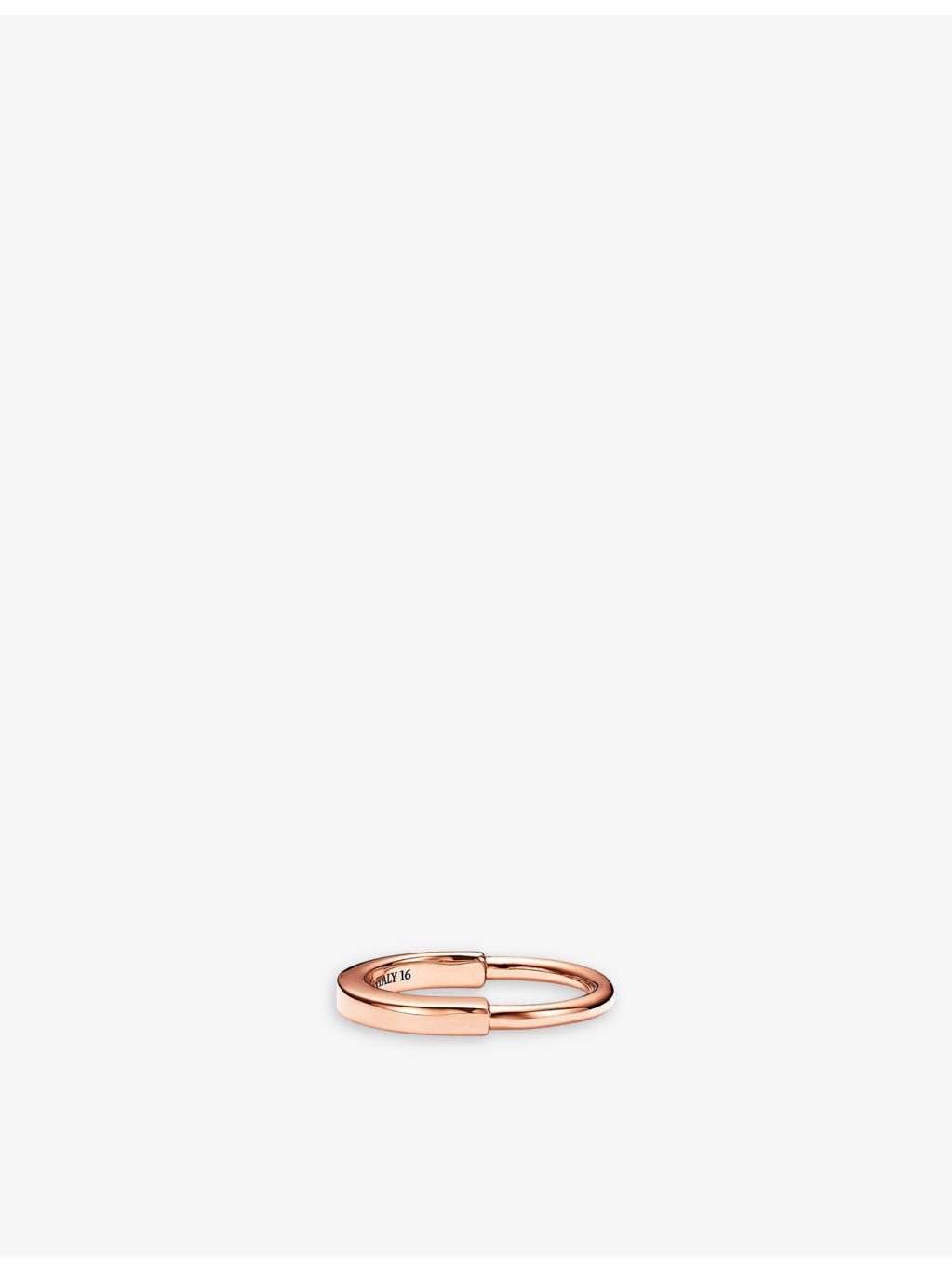Tiffany & Co 18ct rose gold ring - British product
