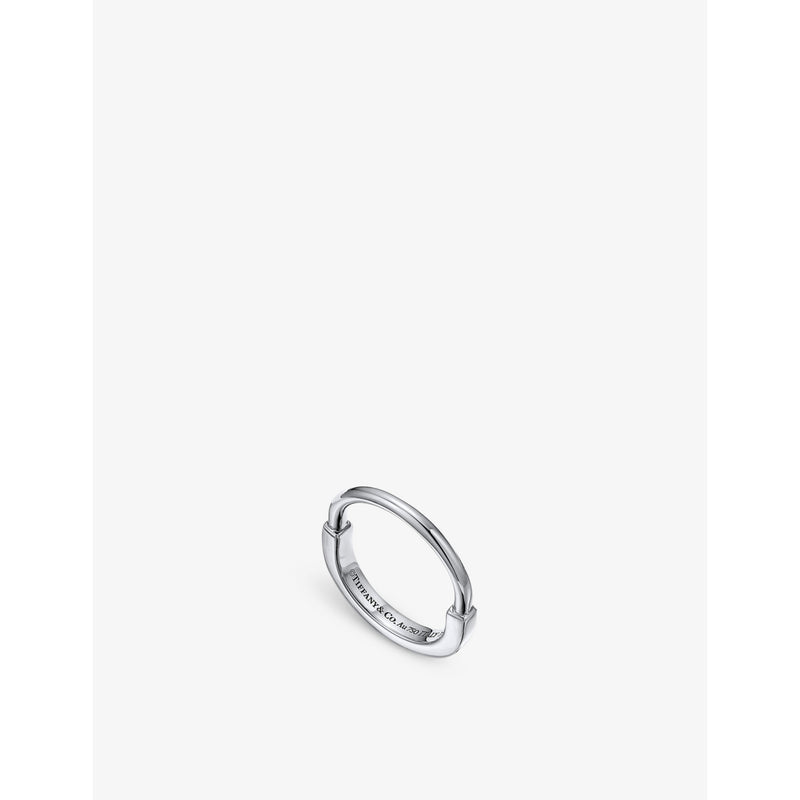 Tiffany & Co. Lock 18ct white-gold ring (British brand)