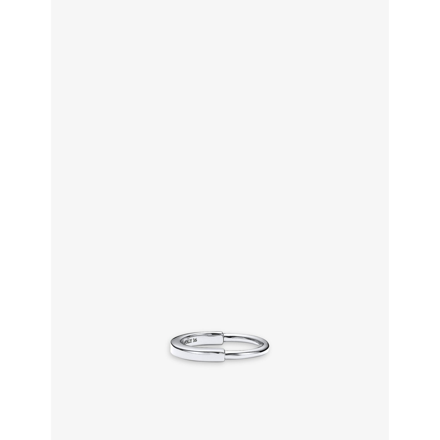 Tiffany Lock 18ct white-gold ring - WHITE GOLD - 4.5