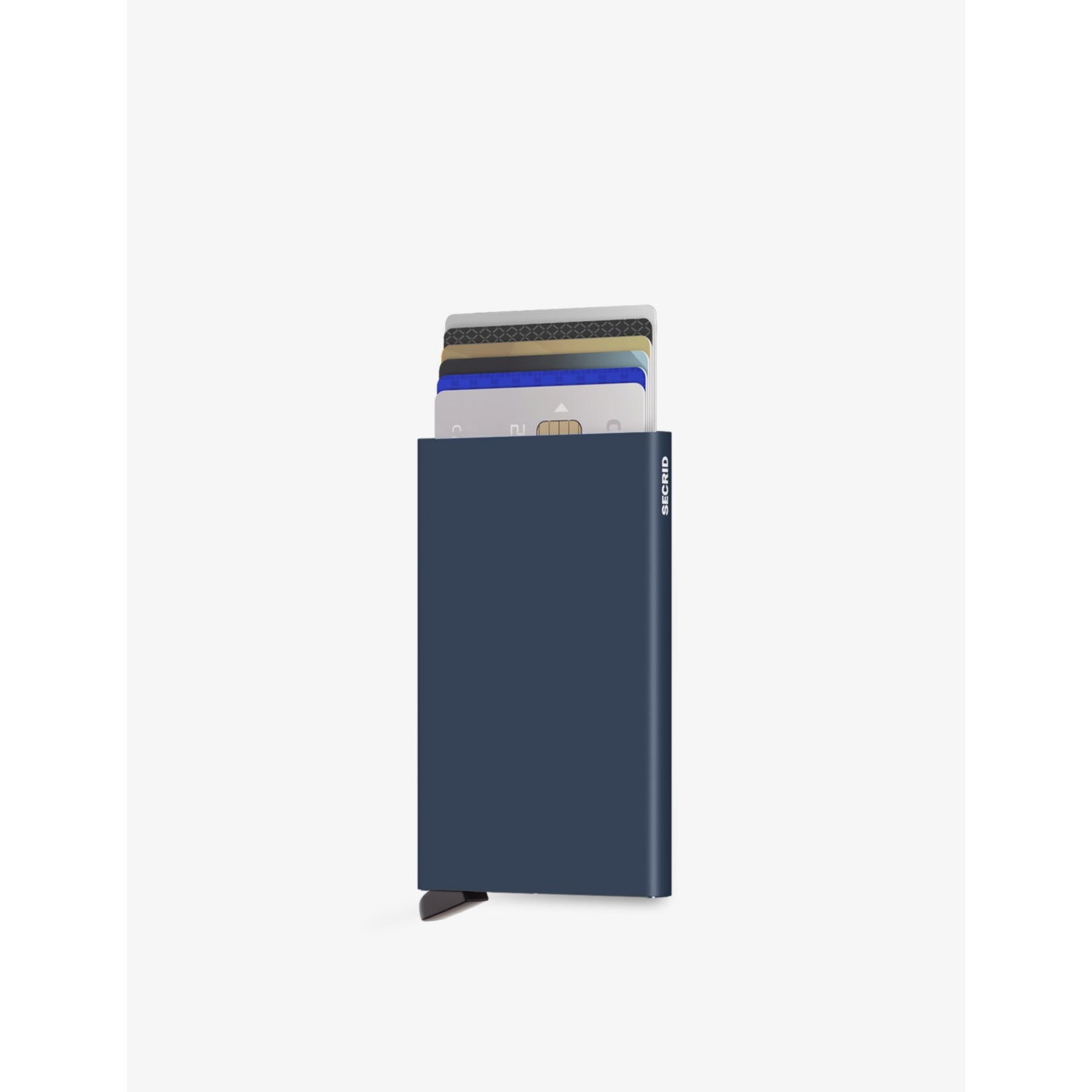 Secrid aluminium cardholder push-button mechanism anti-theft - British product