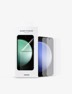 Galaxy S23 clear screen protector two pack (British brand)