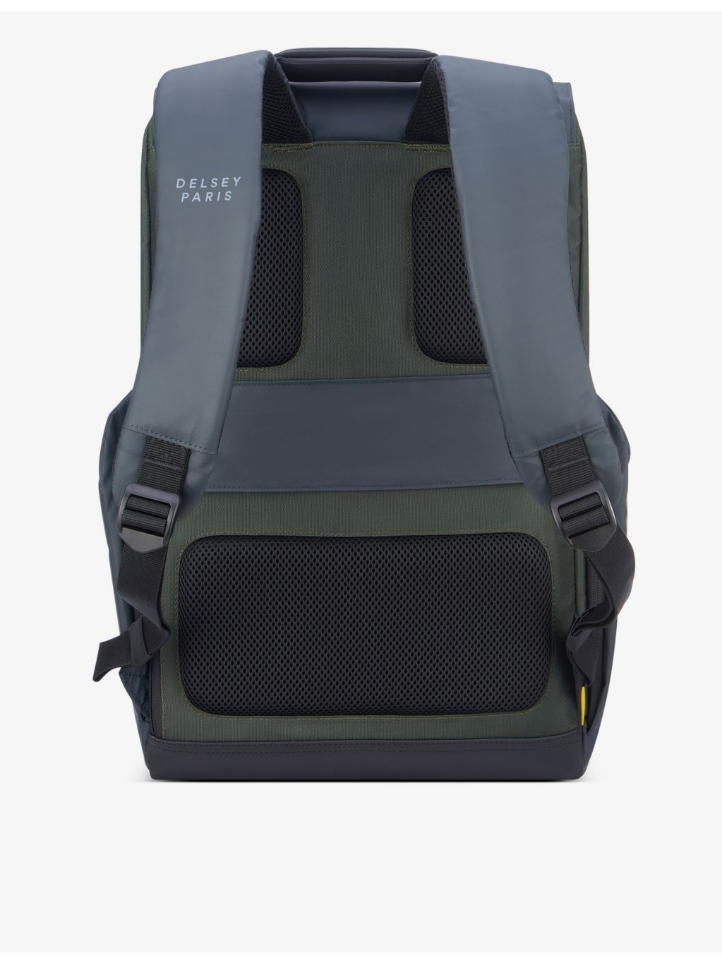 Delsey Securflap backpack anti-theft design, UK version