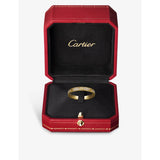 Cartier 18ct yellow gold diamond ring 0.19ct (British brand)