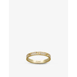 Cartier 18ct yellow gold diamond ring 0.19ct (British brand)