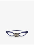 Bvlgari Serpenti Forever bracelet gold-plated brass hawk's eye enamel adjustable cord (British brand)
