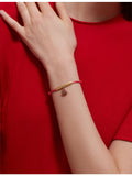 Bvlgari Divas Dream gold-plated brass enamel cord bracelet, UK version