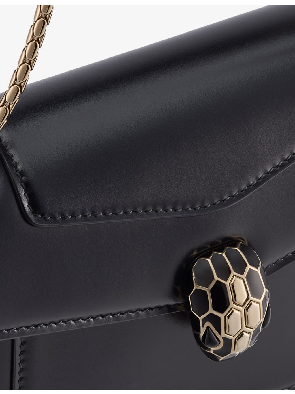 Bvlgari Serpenti Forever cross-body bag in leather, imported from the UK