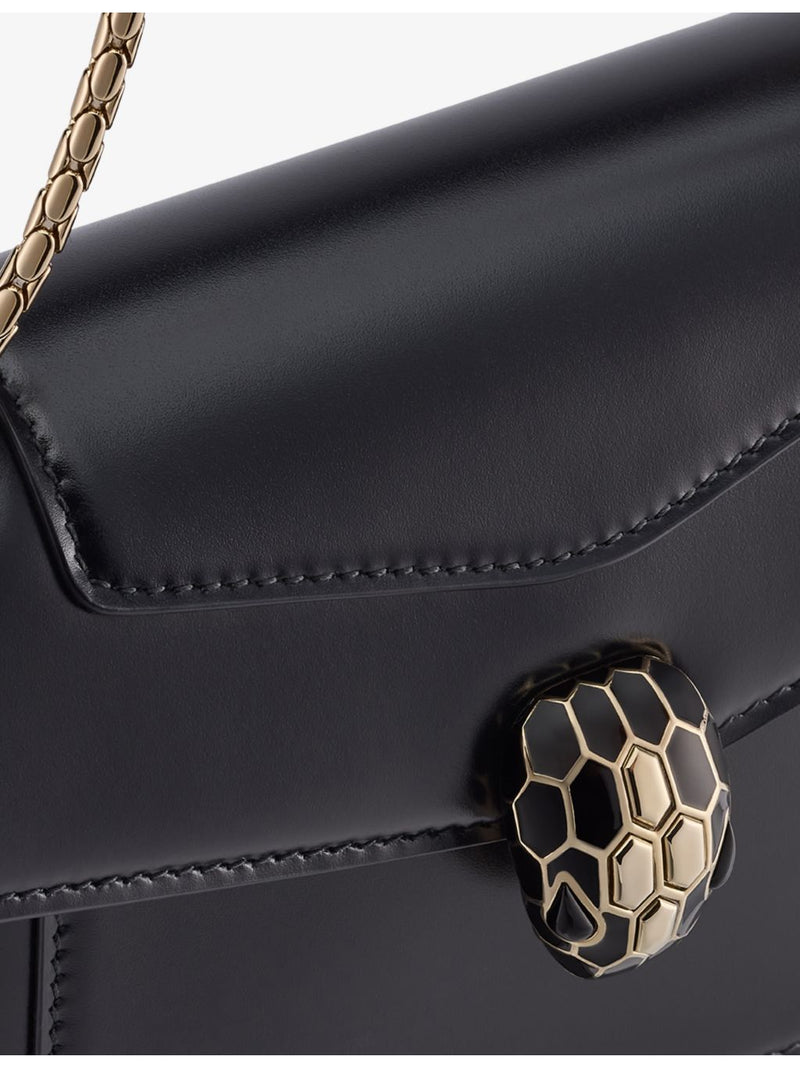 Bvlgari Serpenti Forever cross-body bag in leather, imported from the UK