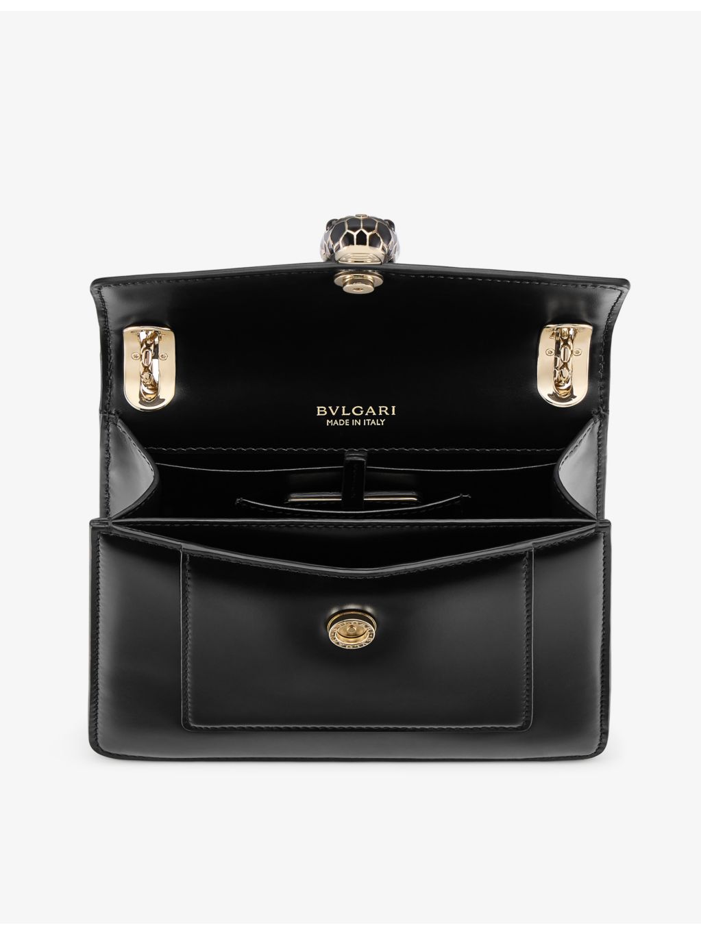 Bvlgari Serpenti Forever cross-body bag in leather, imported from the UK