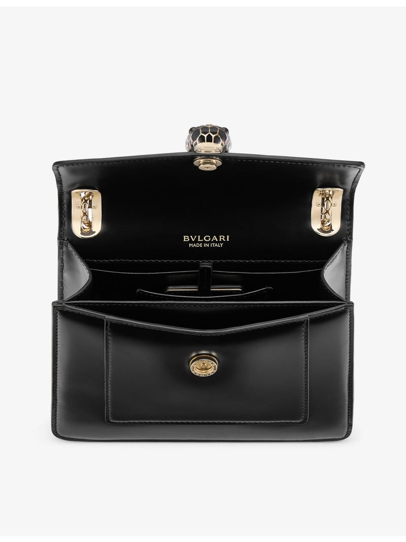 Bvlgari Serpenti Forever cross-body bag in leather, imported from the UK