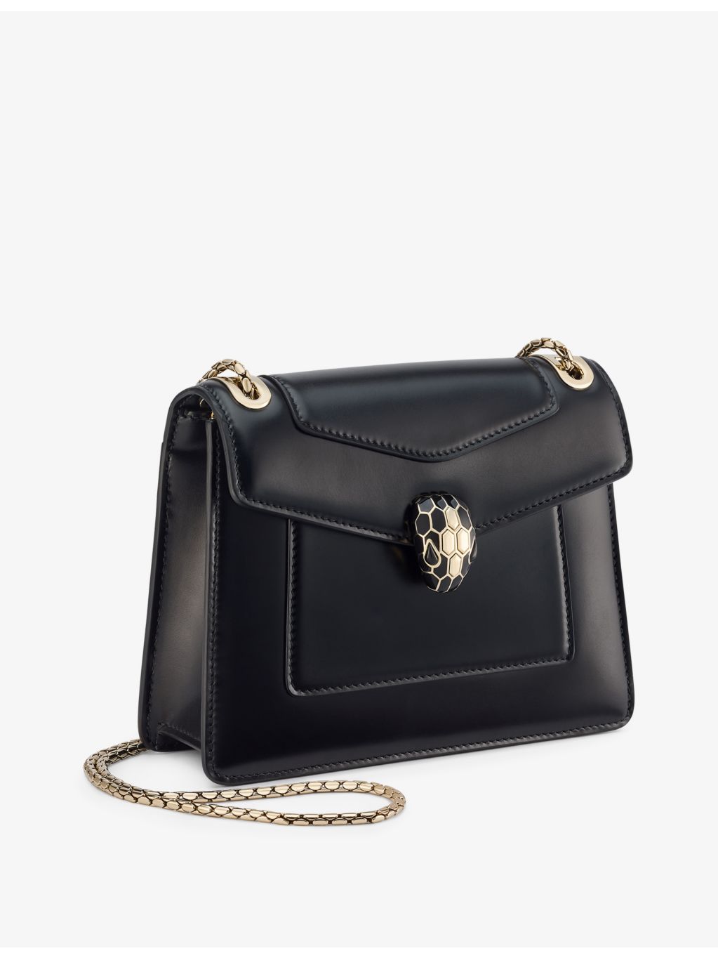 Bvlgari Serpenti Forever cross-body bag in leather, imported from the UK