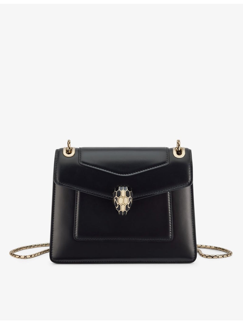 Bvlgari Serpenti Forever cross-body bag in leather, imported from the UK