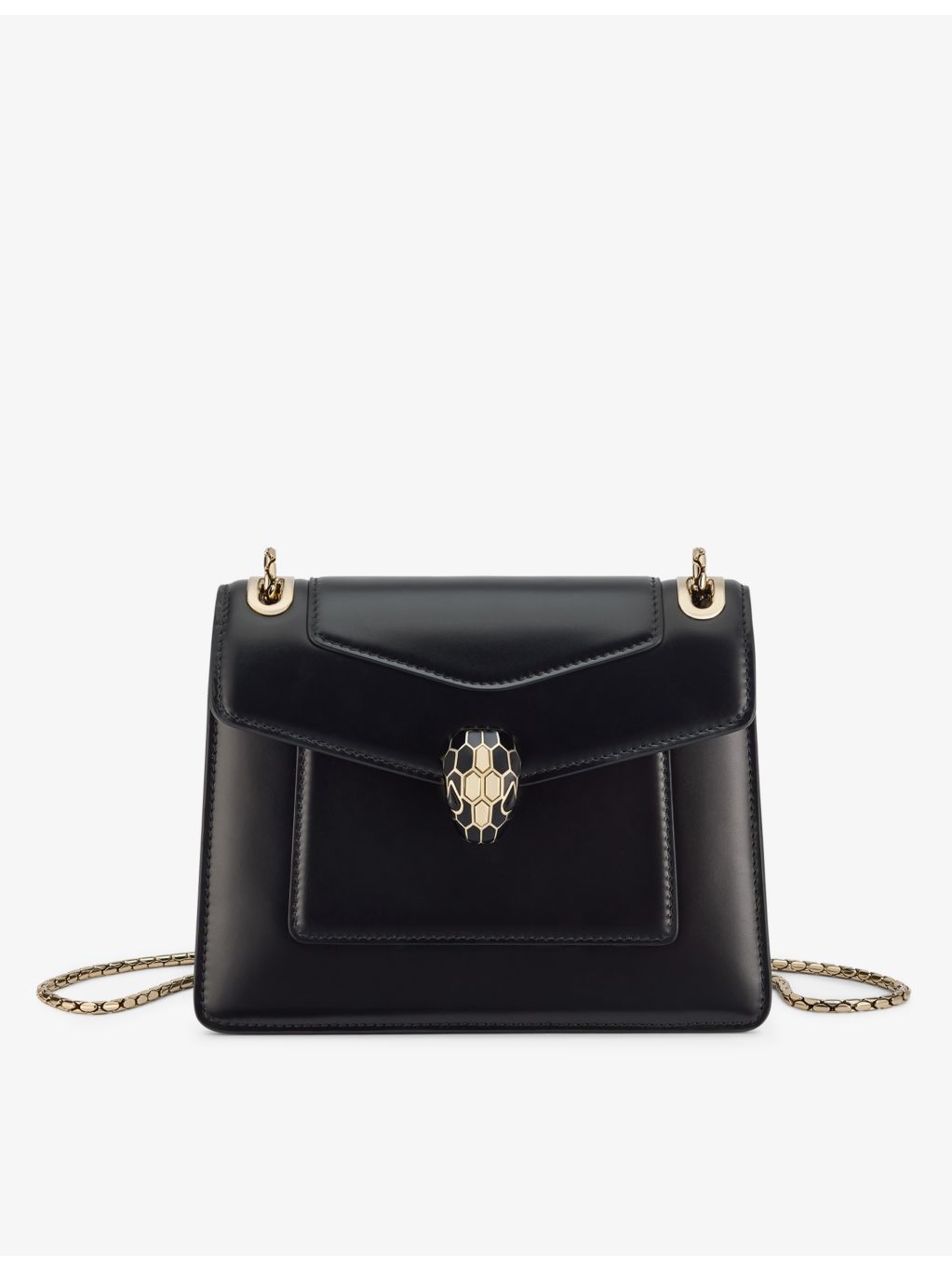 Bvlgari Serpenti Forever cross-body bag in leather, imported from the UK