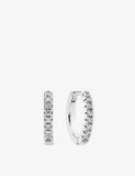 Sif Jakobs sterling silver zirconia hoop earrings - British product