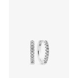 Sif Jakobs sterling-silver zirconia hoop earrings 14mm - British product